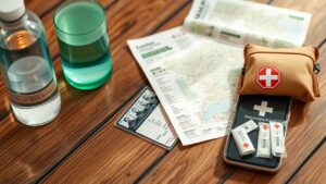 Многоразовая бутылка для воды.
Биоразлагаемый гель для душа.
Карты заповедников (бумажные или в приложении).
Аптечка с экологичными пластырями.